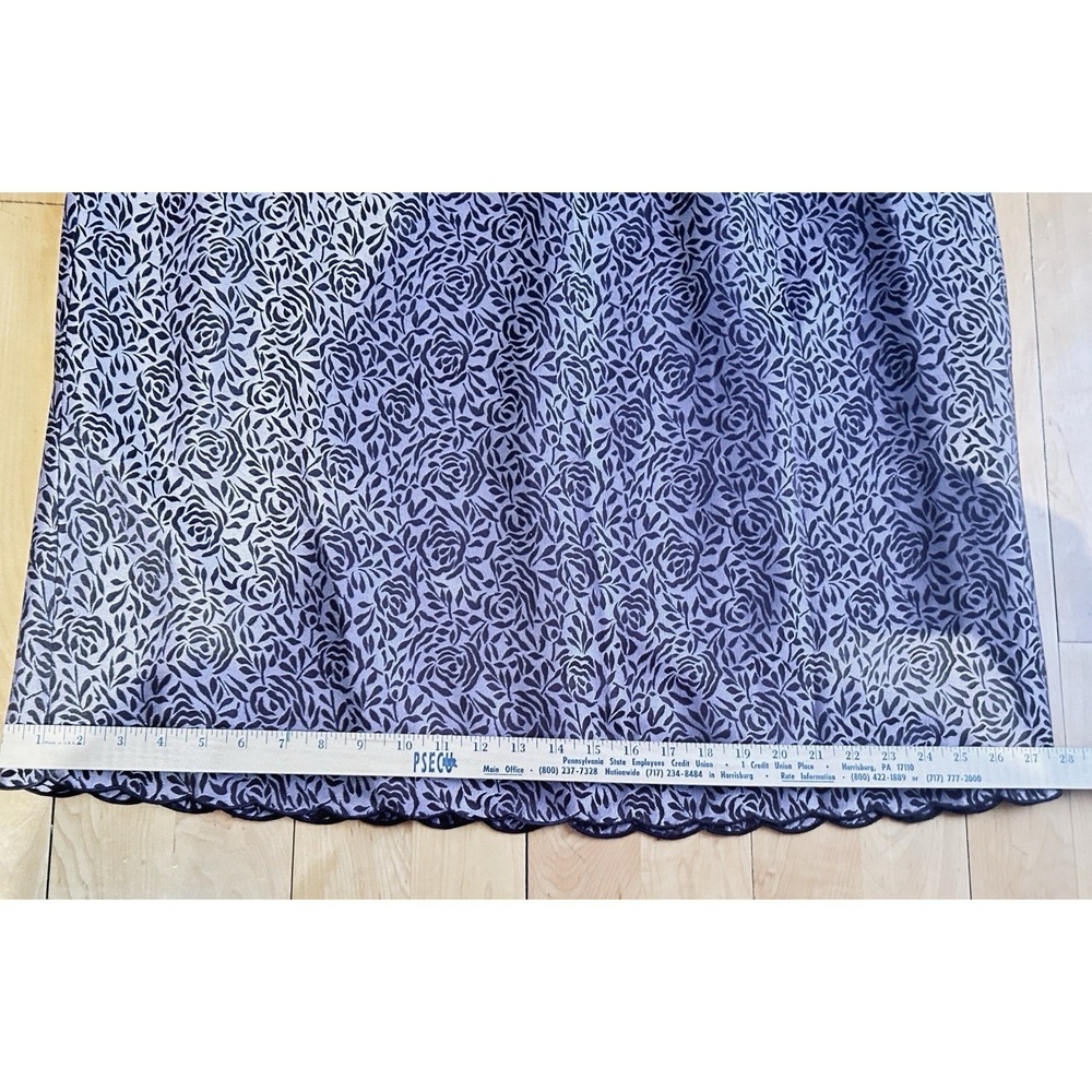 Les Suit Womens Midi Skirt Purple Brown Floral Workwear Boho Plus 22W size - Picture 8 of 11